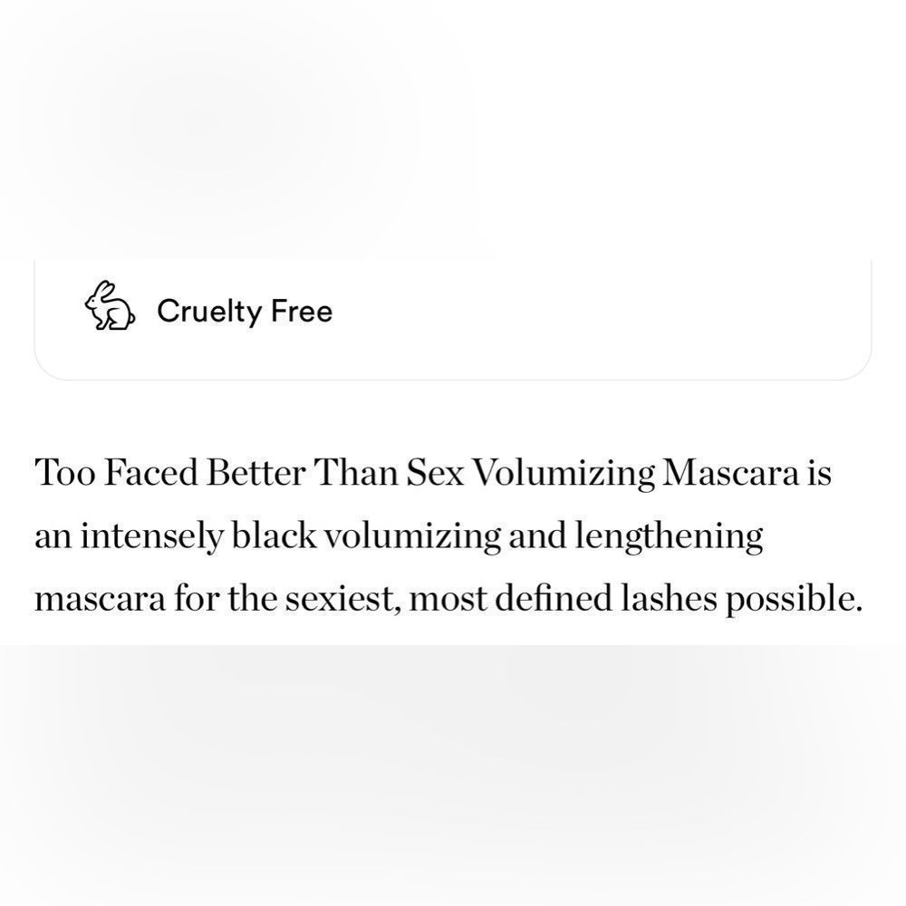 $6❤️🔥 LAST 1! Too Faced Better Than Sex Mascara BLACK 👁 NEW Best Mascara Ever! - Picture 6 of 9